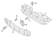 Diagram for Mitsubishi Mirage Grille - 6400D368