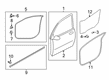 Diagram for Mitsubishi Weather Strip - 5725A400