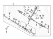 Diagram for Mitsubishi Tie Rod - MR519046
