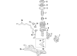 Diagram for Mitsubishi Strut Mounts - MR589432