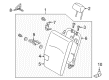 Diagram for Mitsubishi Seat Covers - 6902A998HB