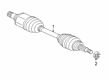 Diagram for Mitsubishi Outlander PHEV CV Boot - 3817A275