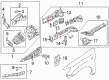 Diagram for Mitsubishi Outlander Sport Front Cross-Member - 5220G095