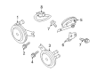 Diagram for Mitsubishi Horn - 8211A208