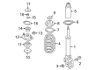 Diagram for Mitsubishi Strut Mounts - 4060A467