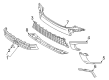 Diagram for Mitsubishi Grille - 6402A504
