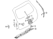 Diagram for Mitsubishi Liftgate Lock Actuator - 5808A031