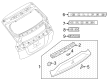 Diagram for Mitsubishi Eclipse Cross Emblem - 7415A822