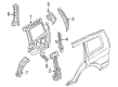 Diagram for Mitsubishi Montero Fender Splash Shield - 5305A181
