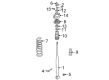 Diagram for Mitsubishi Axle Support Bushings - MR554373