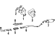 Diagram for Mitsubishi Mirage Catalytic Converter - MR385642
