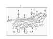 Diagram for Mitsubishi Endeavor Headlight Bulb - MS820961