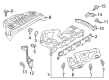 Diagram for Mitsubishi Exhaust Manifold - 1555A952