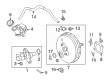 Diagram for Mitsubishi Brake Booster - 4630A225