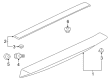 Diagram for Mitsubishi Outlander Spoiler - 6515A012HA