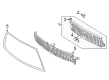 Diagram for Mitsubishi Outlander Grille - 6402A199