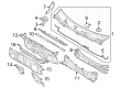 Diagram for Mitsubishi Dash Panel - 5240D023