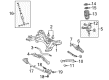 Diagram for Mitsubishi Radius Arm - 4125A010
