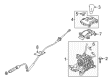 Diagram for Mitsubishi Shift Cable - 2430A127
