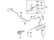 Diagram for Mitsubishi Wiper Blade - MR598173
