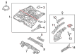 Diagram for Mitsubishi Mirage Floor Pan - 5251D356