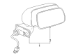 Diagram for Mitsubishi Endeavor Car Mirror - MR654365