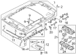 Diagram for Mitsubishi Montero Interior Light Bulb - MN166513