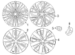 Diagram for Mitsubishi Lug Nuts - 4251A013