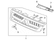 Diagram for Mitsubishi Montero Emblem - MN117248