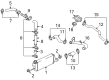 Diagram for Mitsubishi Lancer Cooling Hose - 1505A306