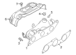 Diagram for Mitsubishi Exhaust Nut - MR212302