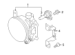 Diagram for Mitsubishi Mirage Fog Light - 8321A668