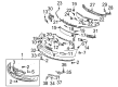 Diagram for Mitsubishi License Plate - MN165998