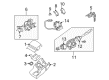 Diagram for Mitsubishi Headlight Switch - 8614A019