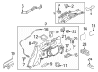Diagram for Mitsubishi Outlander PHEV Dome Light - 8431A007