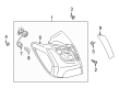 Diagram for Mitsubishi Outlander Sport Tail Light - 8330B278