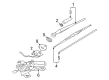 Diagram for Mitsubishi Lancer Wiper Arm - MR538216