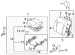 Diagram for Mitsubishi Mirage G4 Seat Cushion - 6911C937HB