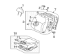 Diagram for Mitsubishi Galant Seat Cushion - MR986245