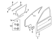 Diagram for Mitsubishi Door Seal - MR280855