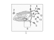 Diagram for Mitsubishi 3000GT Car Bulbs - AB009006