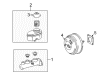 Diagram for Mitsubishi Brake Master Cylinder - MN113522