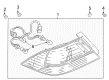 Diagram for Mitsubishi Lancer Tail Light Lens - MN154006