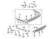 Diagram for Mitsubishi Montero Bumper - MN133663WB