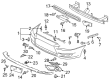 Diagram for Mitsubishi Bumper - 6400C901