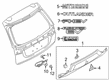 Diagram for Mitsubishi Outlander PHEV Emblem - 7415A454