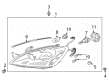 Diagram for Mitsubishi Galant Car Bulbs - MS820026