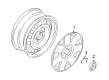 Diagram for Mitsubishi Lancer Wheel Cover - MN100365