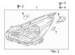Diagram for Mitsubishi Mirage G4 Daytime Running Lights - 8301D117