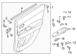Diagram for Mitsubishi Outlander Sport Door Seal - 5736A140